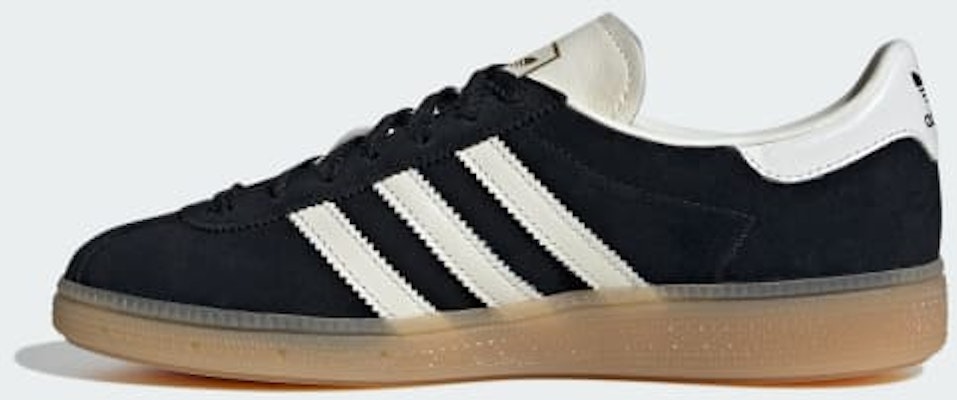(W) 阿迪达斯慕尼黑鞋 黑色/米白色/生胶色 IH4206 Details for (W) 阿迪达斯慕尼黑鞋 黑色/米白色/生胶色 IH4206
