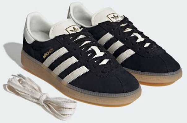 (W) 阿迪达斯慕尼黑鞋 黑色/米白色/生胶色 IH4206 Sizing (W) 阿迪达斯慕尼黑鞋 黑色/米白色/生胶色 IH4206