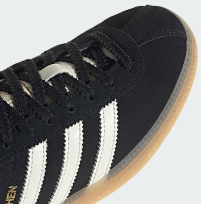 (W) 阿迪达斯慕尼黑鞋 黑色/米白色/生胶色 IH4206 1