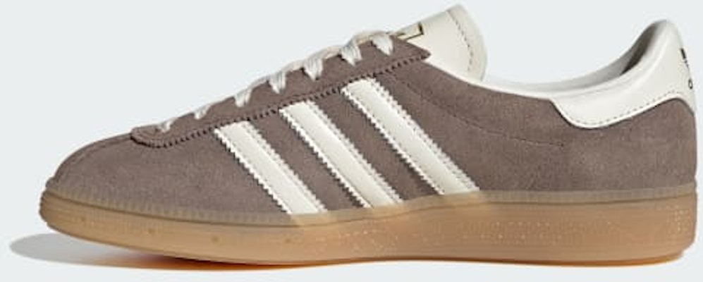 (W) 阿迪达斯慕尼黑鞋 地层棕/米白/生胶底 IH4208 Details for (W) 阿迪达斯慕尼黑鞋 地层棕/米白/生胶底 IH4208