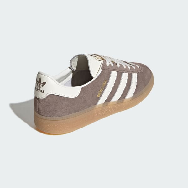 Details for (W) Adidas Munich Earth Strata/Blanc Cassé/Gomme Chaussures IH4208