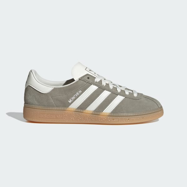 (Women) Adidas Munich Sneakers Silver Pebble/Off White/Silver Metallic JS3990
