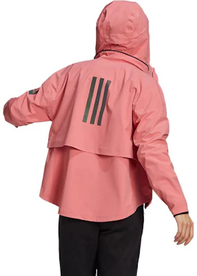 (W) 阿迪达斯MYSHELTER粉色标志拉链连帽夹克 GL1009 Shop (W) 阿迪达斯MYSHELTER粉色标志拉链连帽夹克 GL1009