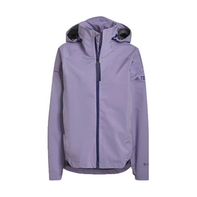 (Women) adidas MYSHELTER Waterproof Windproof Outdoor Jacket Purple H65705