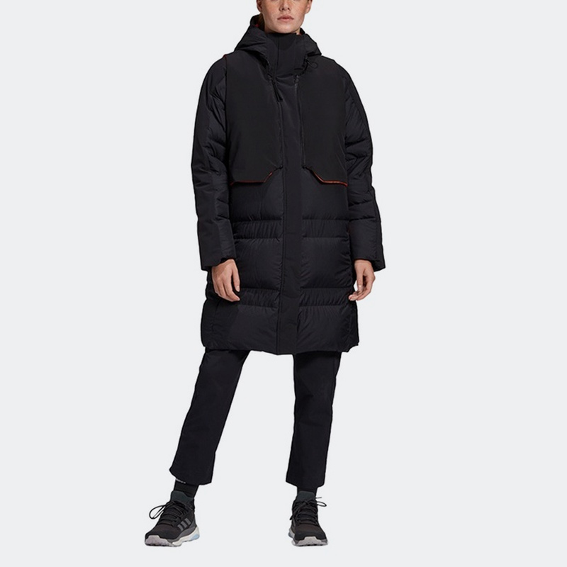 Shop (W) adidas Myshelter C.R 戶外羽絨外套 冬季黑色款 FR9529