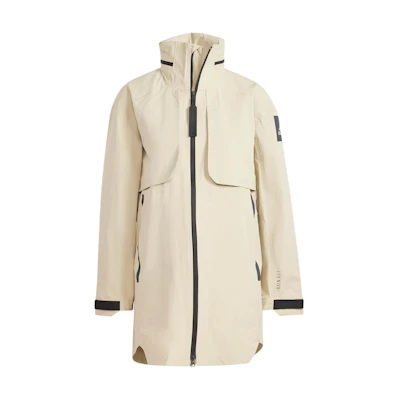 (Women) adidas Myshelter Rain.Rdy Parka Colorblock Jacket Prairie Brown. IR6159