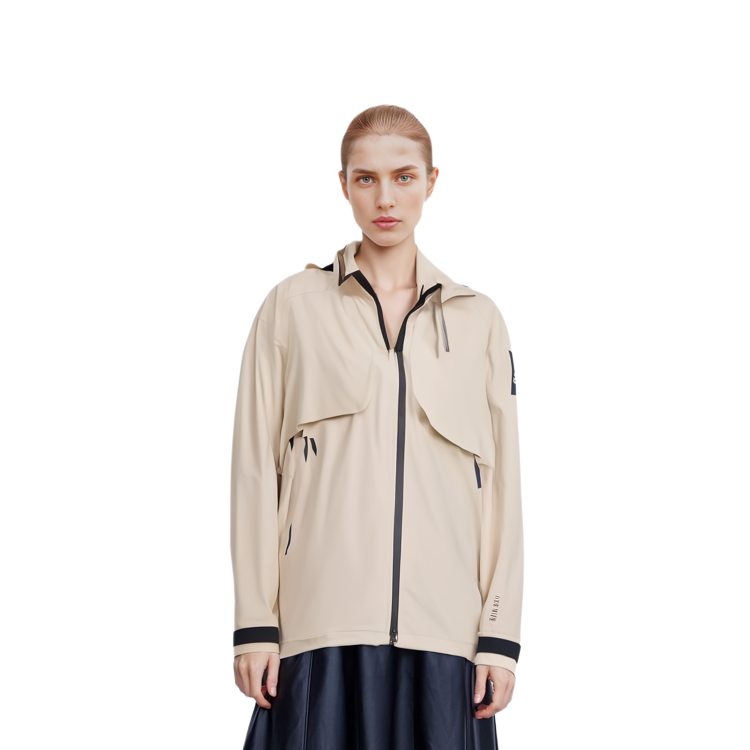 Details for (W) 阿迪达斯Myshelter Rain.Rdy拼色连帽夹克草原棕色. IR6159