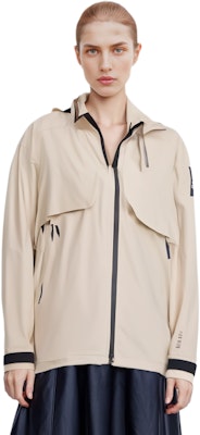 (W) 阿迪达斯Myshelter Rain.Rdy拼色连帽夹克草原棕色. IR6159 Details for (W) 阿迪达斯Myshelter Rain.Rdy拼色连帽夹克草原棕色. IR6159