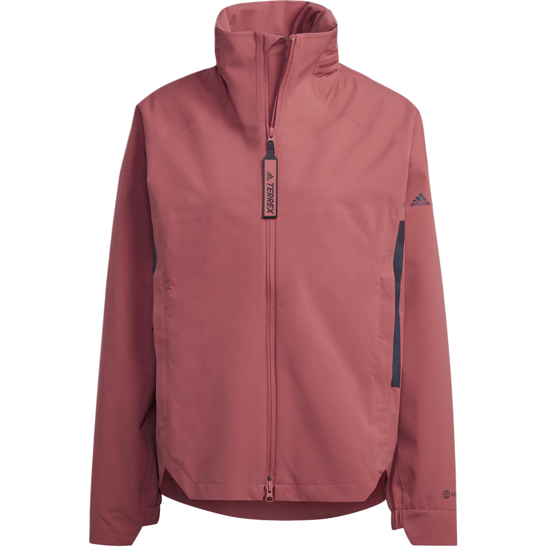 (Women) adidas MYSHELTER Red Waterproof Windproof Breathable Jacket HG6025