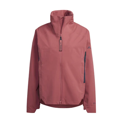 (Women) adidas MYSHELTER Red Waterproof Windproof Breathable Jacket HG6025