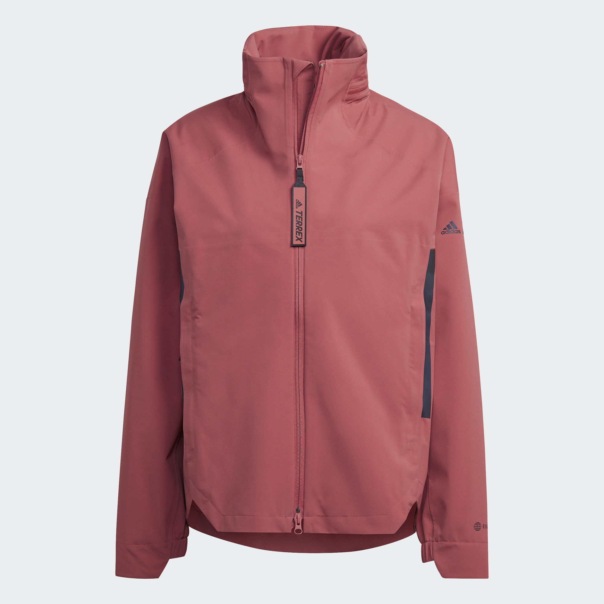 (Women) adidas MYSHELTER Red Waterproof Windproof Breathable Jacket HG6025 圖 2