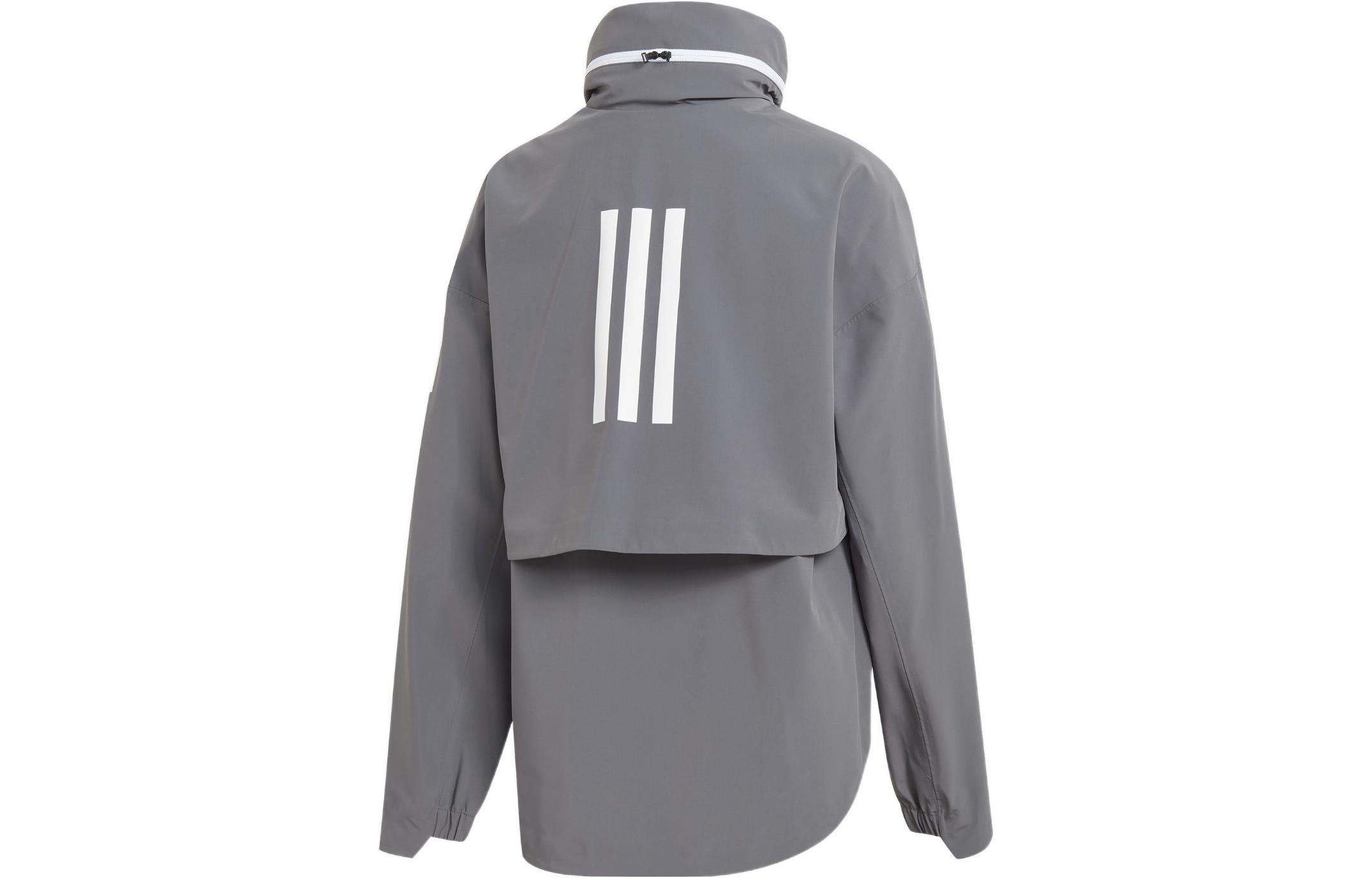 (Women) adidas MYSHELTER Retro Outdoor Reflective Jacket Gray GE5859 圖 3