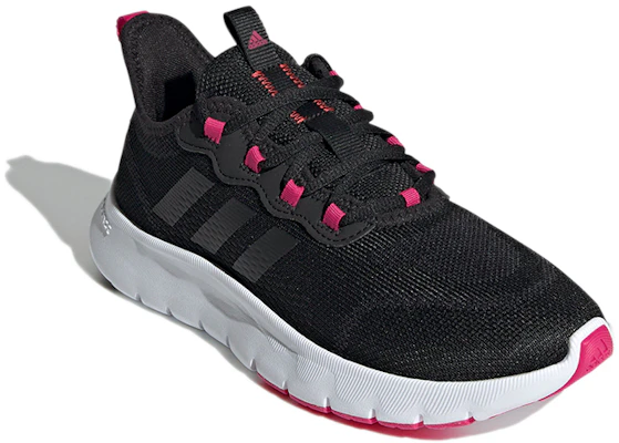 (W) adidas Nario Move 'Negro Team Real Magenta' GZ9049 Lookbook (W) adidas Nario Move 'Negro Team Real Magenta' GZ9049