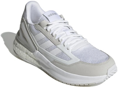 (W) adidas Nebzed Super Boost 'Blanco Plata Metálica' GW0372 Lookbook (W) adidas Nebzed Super Boost 'Blanco Plata Metálica' GW0372