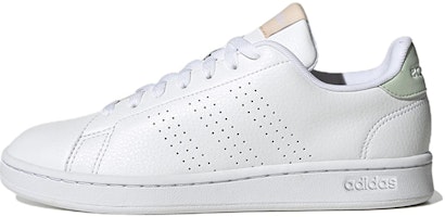 (Women) adidas Advantage 'White Linen Green' HR0321 (Women) adidas Advantage 'White Linen Green' HR0321