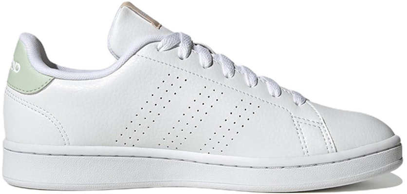 (Women) adidas Advantage 'White Linen Green' HR0321 Order (Women) adidas Advantage 'White Linen Green' HR0321