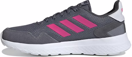 (Women) adidas neo Archivo Grey/Red EG3252 (Women) adidas neo Archivo Grey/Red EG3252