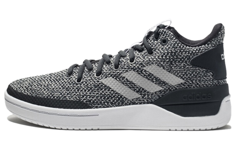 (W) adidas neo Bball80s 'Black White Grey'