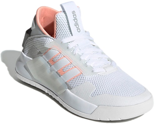(Women) adidas B-Ball 90s 'White Grey' EF0638 Lookbook (Women) adidas B-Ball 90s 'White Grey' EF0638
