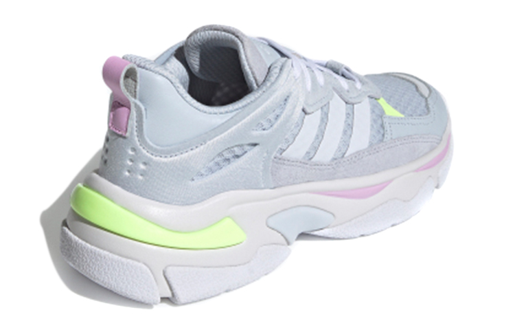 Shop (W) adidas Neo Boujirun ''Grigio Argento Bianco Verde Giallo'' FZ0565