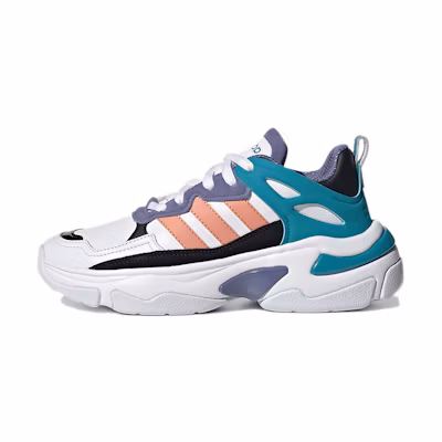 (W) adidas neo Boujirun 'White Blue Purple'