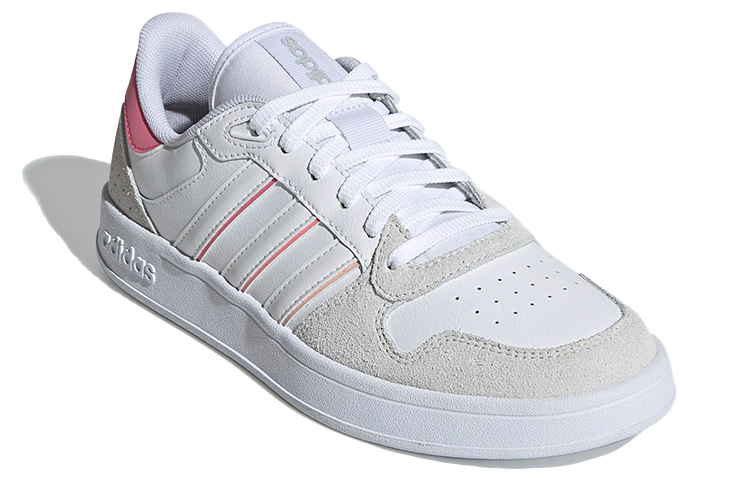 (W) adidas Neo Breaknet Plus 'White Gray Pink' 圖 3
