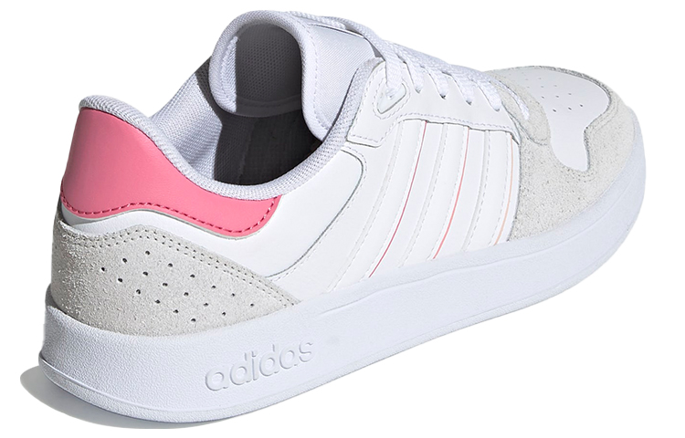 (W) adidas Neo Breaknet Plus 'White Gray Pink' 圖 4