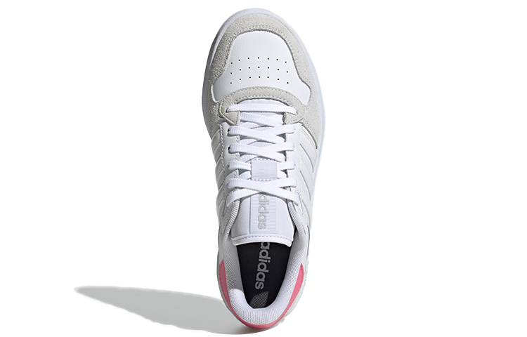 (W) adidas Neo Breaknet Plus 'White Gray Pink' 圖 5