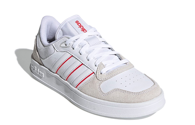 Lookbook adidas neo Breaknet Plus 防滑減震 低筒 板鞋 女款 白棕