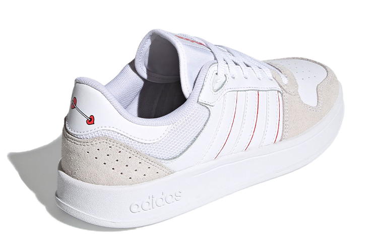 Shop adidas neo Breaknet Plus 防滑減震 低筒 板鞋 女款 白棕