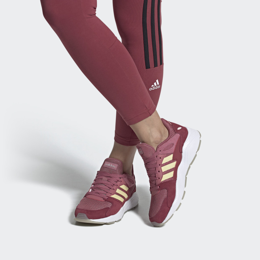 Sizing adidas neo CHAOS 低筒 運動休閒鞋 女款 紅黃