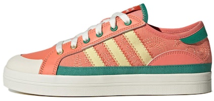 (Women) adidas neo City Canvas 'Orange Yellow Green' HQ6934 (Women) adidas neo City Canvas 'Orange Yellow Green' HQ6934