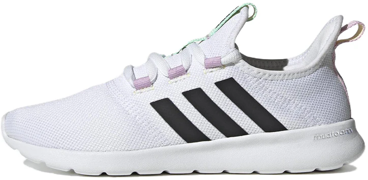 women-adidas-neo-cloudfoam-pure-2-0-shoes-white-black-green-h03762