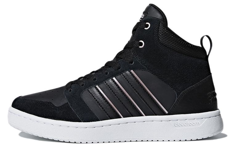 (Women) adidas neo Cloudfoam Super Hoops Mid 'Black' DB0307