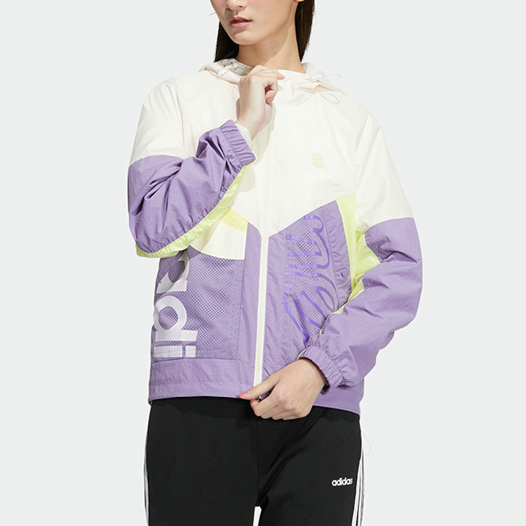 (Women) adidas NEO Colorblock Mesh Breathable Sports Jacket - Multicolor HS8836 圖 3