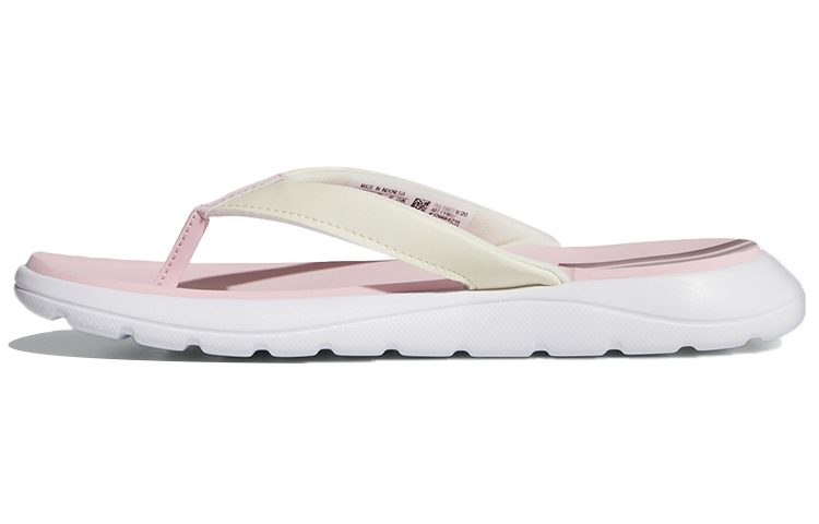 (Women) adidas neo Comfort Flip Flop Beige Pink Slippers 'Creamwhite Pink' FY8657