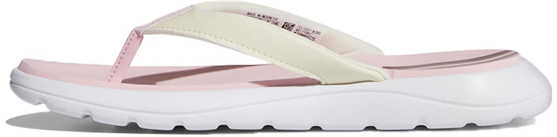 (Women) adidas neo Comfort Flip Flop Beige Pink Slippers 'Creamwhite Pink' FY8657 (Women) adidas neo Comfort Flip Flop Beige Pink Slippers 'Creamwhite Pink' FY8657