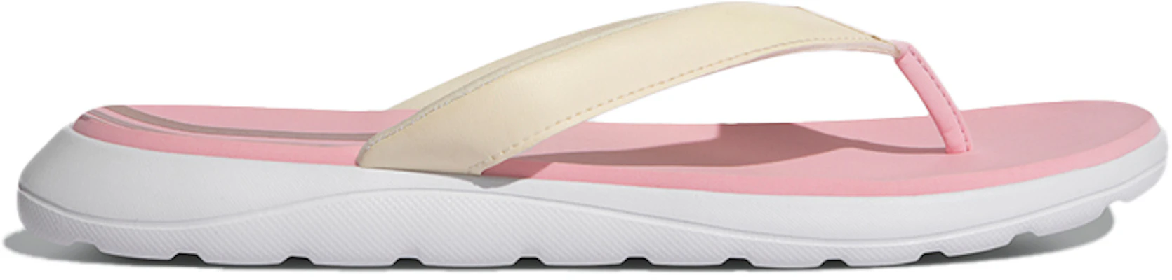 (W) adidas neo Comfort Teenslippers Beige Roze ''Creamwhite Pink'' FY8657 Order (W) adidas neo Comfort Teenslippers Beige Roze ''Creamwhite Pink'' FY8657