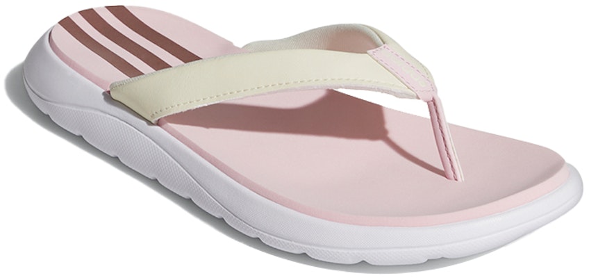 (Women) adidas neo Comfort Flip Flop Beige Pink Slippers 'Creamwhite Pink' FY8657 Lookbook (Women) adidas neo Comfort Flip Flop Beige Pink Slippers 'Creamwhite Pink' FY8657