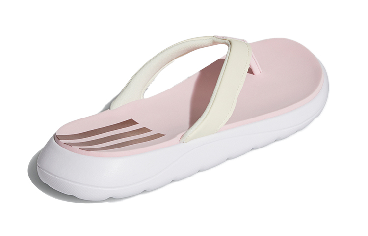 Shop (W) adidas neo Comfort Teenslippers Beige Roze ''Creamwhite Pink'' FY8657