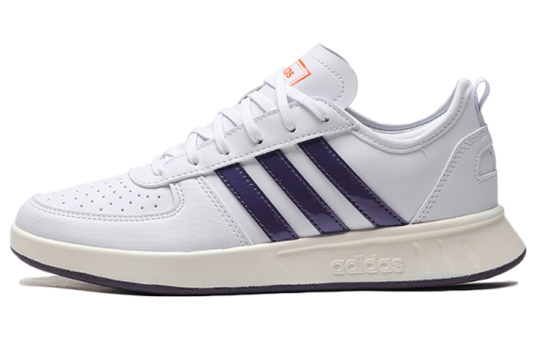 (Women) adidas neo Court80s Sneakers White/Purple EG8266