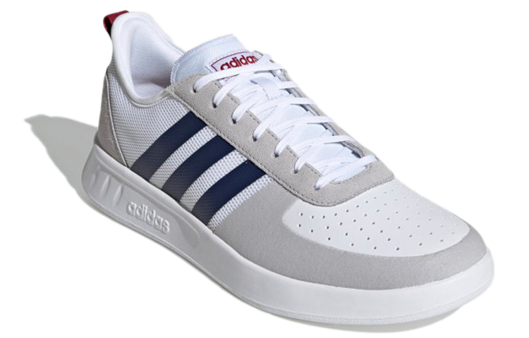 Lookbook adidas neo Court 80s 低筒 板鞋 男款 灰藍