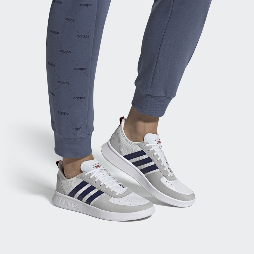 Sizing adidas neo Court 80s 低筒 板鞋 男款 灰藍
