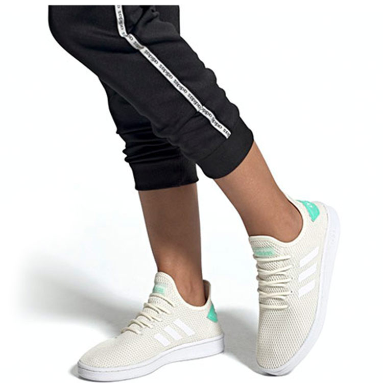 Sizing (W) adidas neo Court Adapt ''Crème Wit Groen'' EG4077
