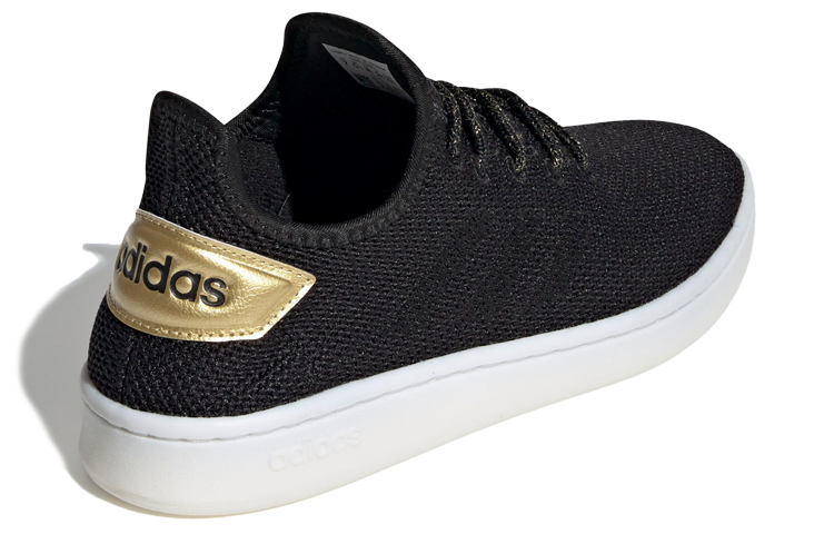 Shop (W) adidas neo Court Adapt Schwarz/Gold EE8115