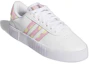 Lookbook adidas neo Court Bold 低筒休閒板鞋 女款 雲白色
