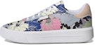 Buy (Women) adidas NEO Court Platform CLN 'Grey Pink Blue' GW9784