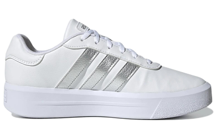 Order (W) adidas Neo Court Platform Schuhe ''Weiß Silber Metallic'' GV8996