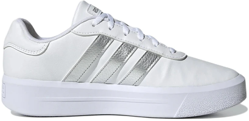 (W) adidas Neo Court Platform Schuhe ''Weiß Silber Metallic'' GV8996 Order (W) adidas Neo Court Platform Schuhe ''Weiß Silber Metallic'' GV8996