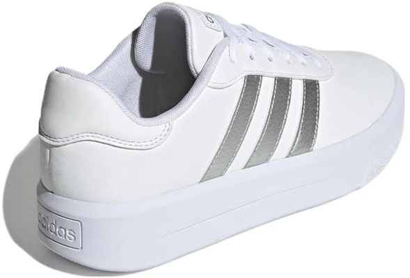 (W) adidas Neo Court Platform Schuhe ''Weiß Silber Metallic'' GV8996 Shop (W) adidas Neo Court Platform Schuhe ''Weiß Silber Metallic'' GV8996